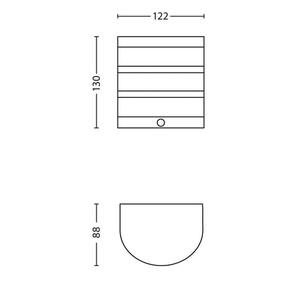 LED lampe d'extérieur Calgary avec capteur de mouvement Philips 8718696125922