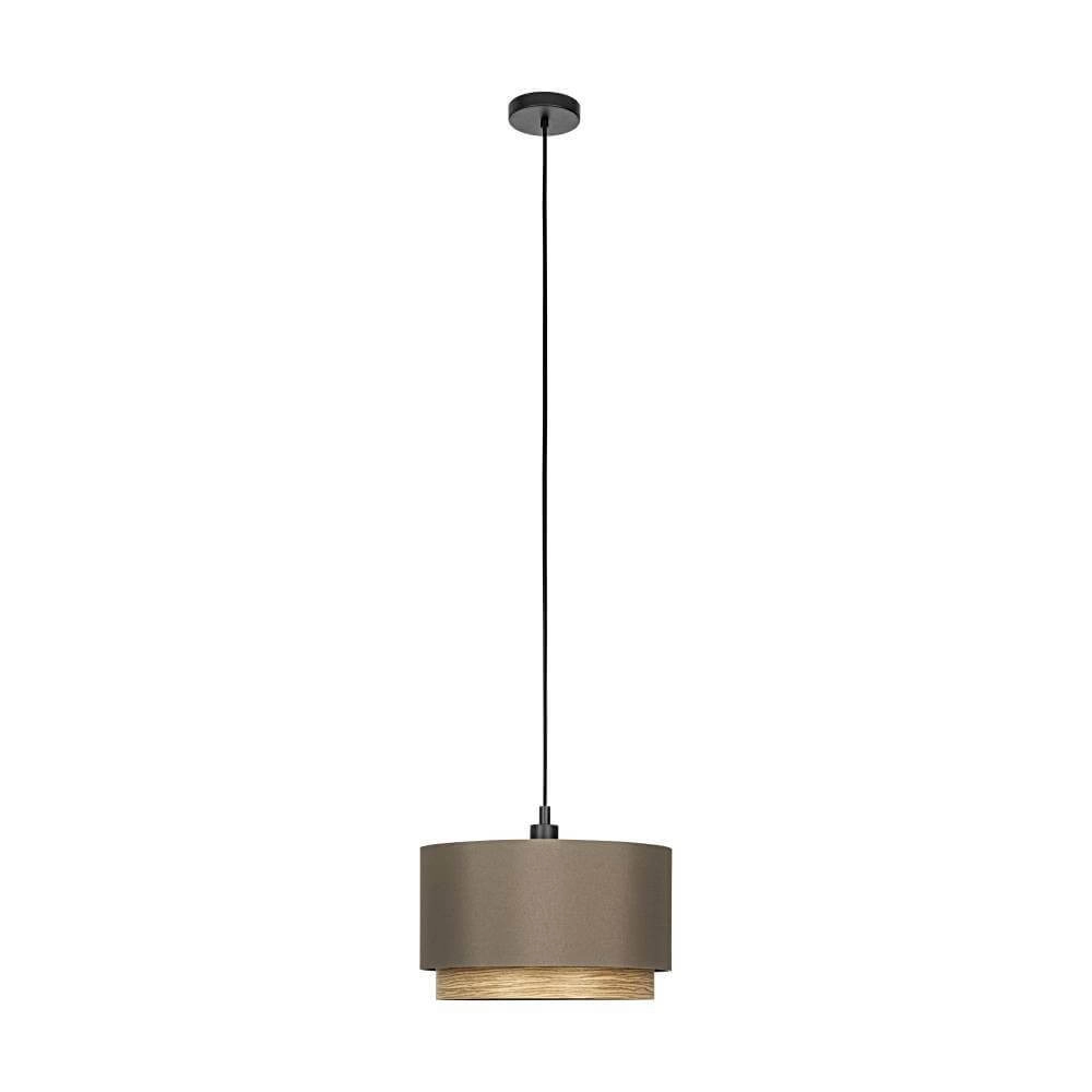 Lampe suspendue Marchena cappucino avec bois - Ø 48cm Stars of Light 9008606240067
