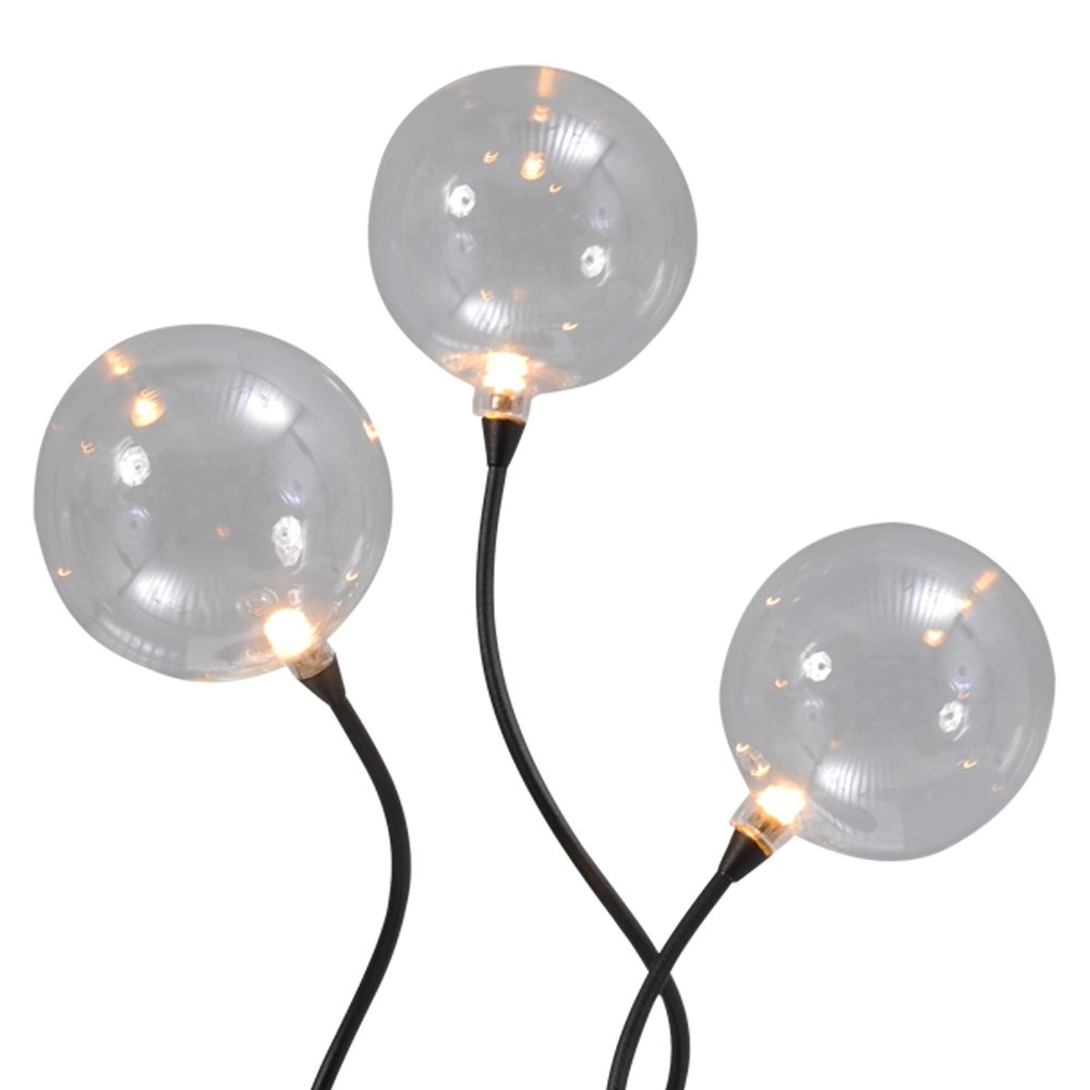 Lampe de table LED Gio 3 lumières noir Masterlight 8718121182117