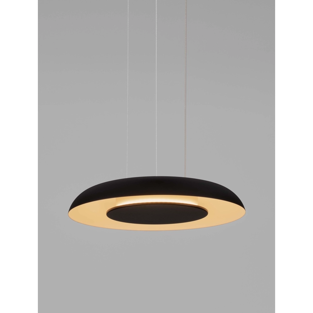 Suspension moderne Epos Ø 40cm noir avec blanc Lyora 5212017463234