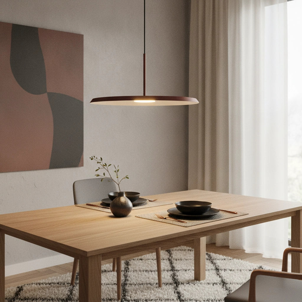 Suspension moderne Osorno cuivre Ø 35cm