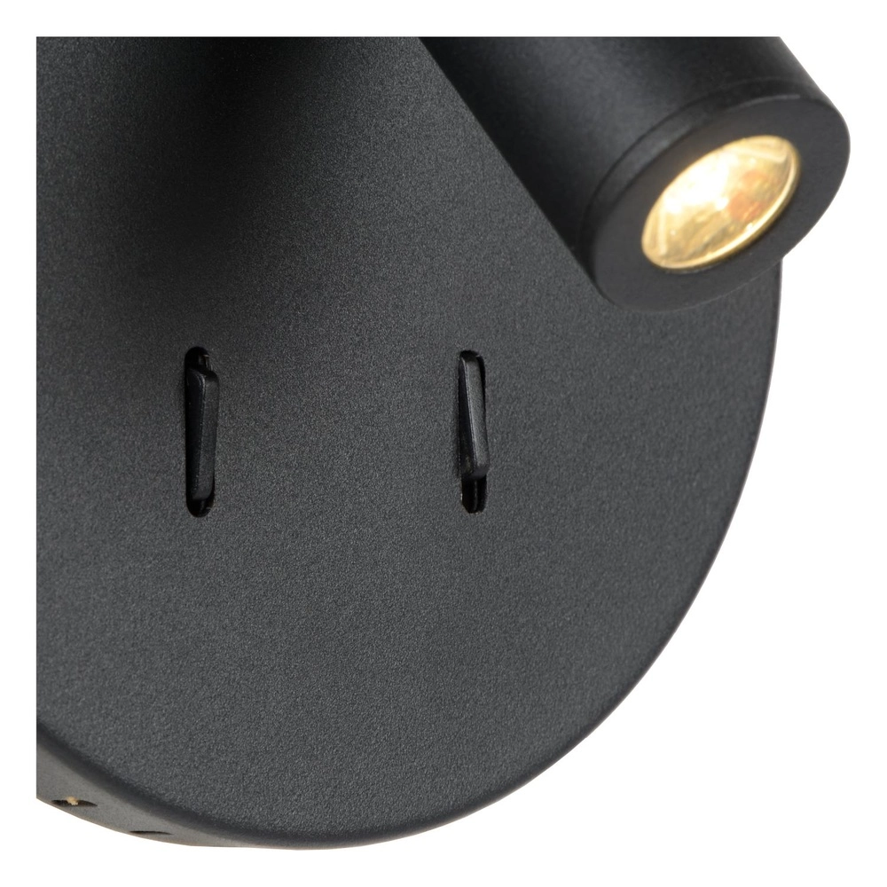 Lampe de chevet Bentjer Noir Lucide 5411212791641