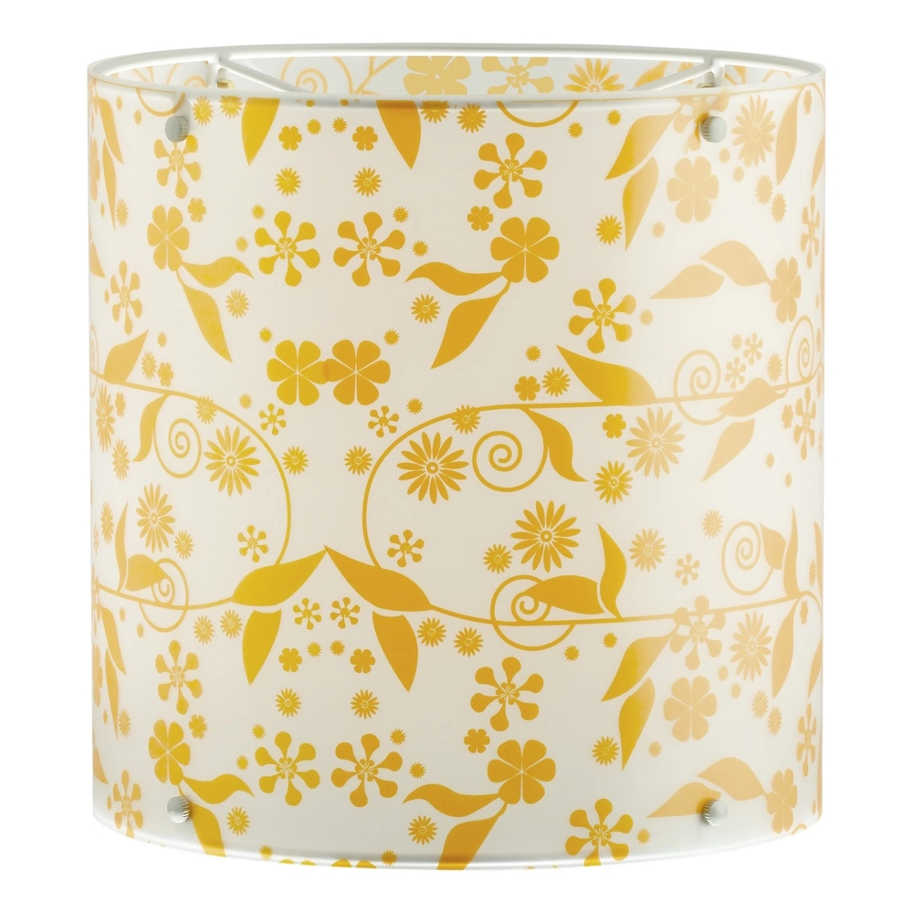 Abat-jour de lampe de table Cuba jaune Ø 23cm