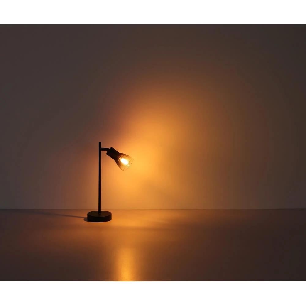 Lampe de table noire Satella cheville Globo 9007371452934