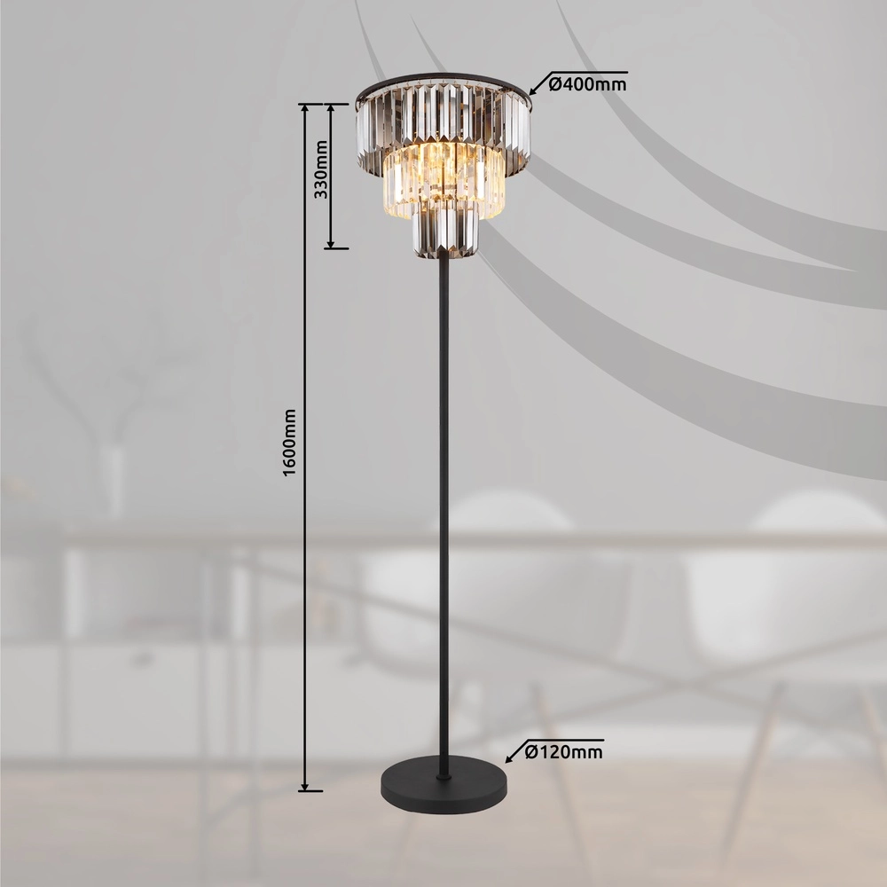 Lampe de pied Naxis Ø 40cm Globo 9007371446391