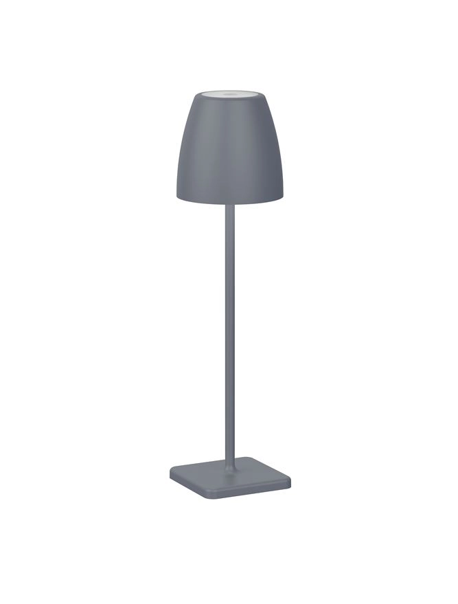 Lampe de table rechargeable Colt 38cm gris