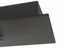 Spot noir en surface Meist 2 lumières Artdelight 8719831731824