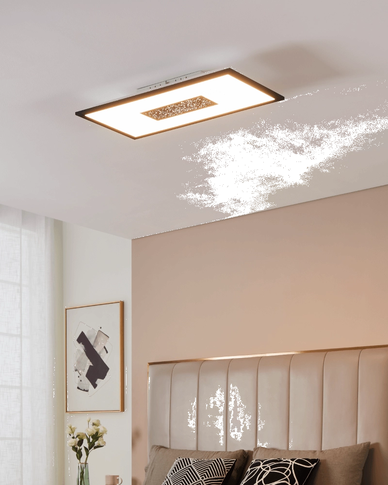 Plafonnier moderne Marmorata 30 par 60 cm Eglo 9008606244638