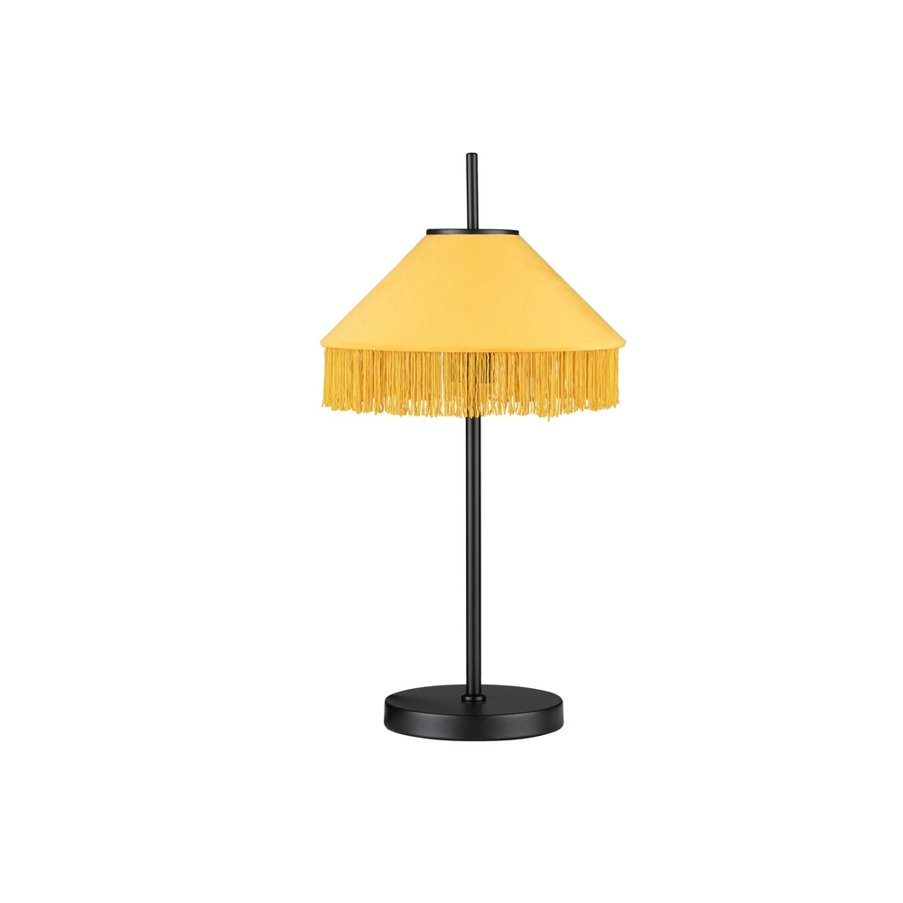 Lampe de table Tiffany Velvy jaune Lyora 5212017493798
