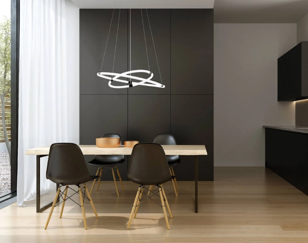 Lampe suspendue design Banderillas blanc avec du noir Stars of Light 9002759398392