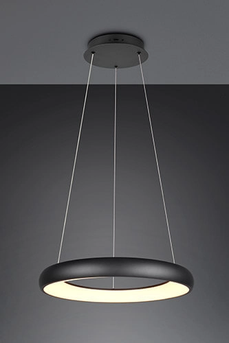 Lampe suspendue LED Cardona noir - Ø 60cm