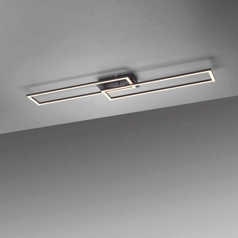 Plafonnier LED noir Iven Paul Neuhaus 4043689981976