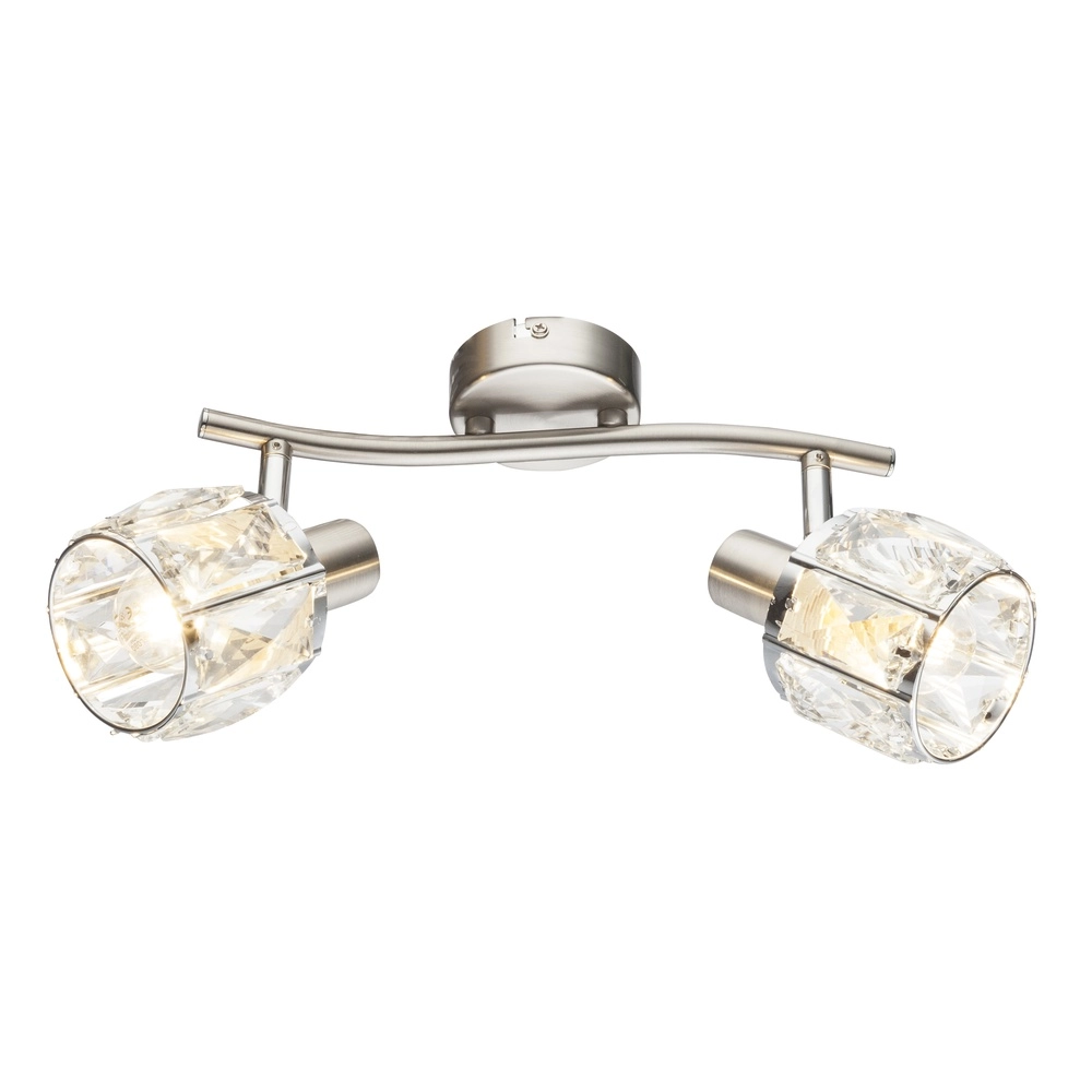 Lampe de plafond Kris 2-Léger nickel