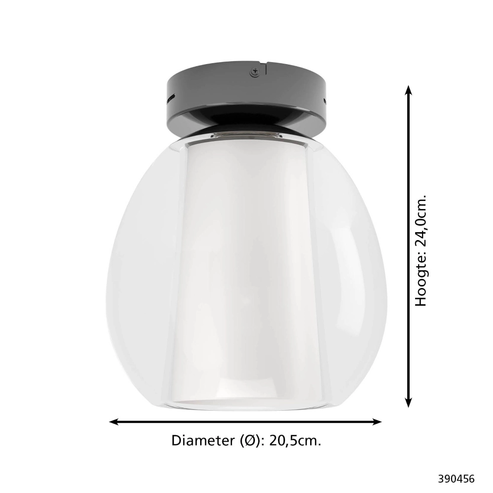 Ceiling lamp Menorca Grey with remote control Stars of Light 9008606359974