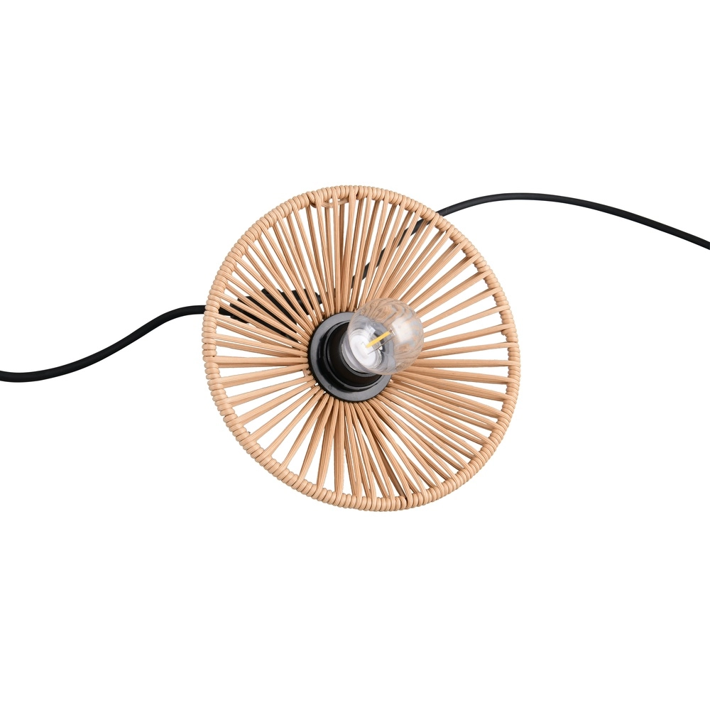 Lampes à guirlande Chain noir avec brun 600 cm Trio 4017807697612