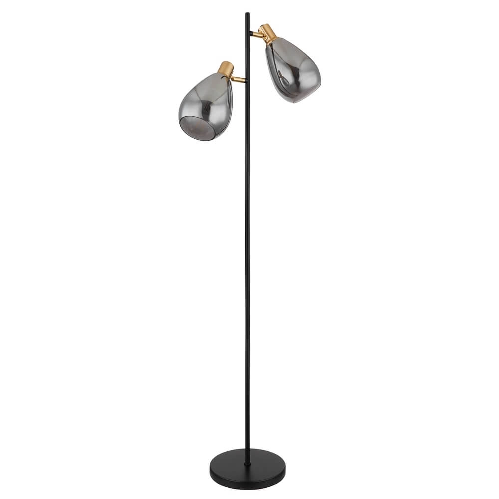 Lampadaire Fanni Double noir Globo 9007371439799