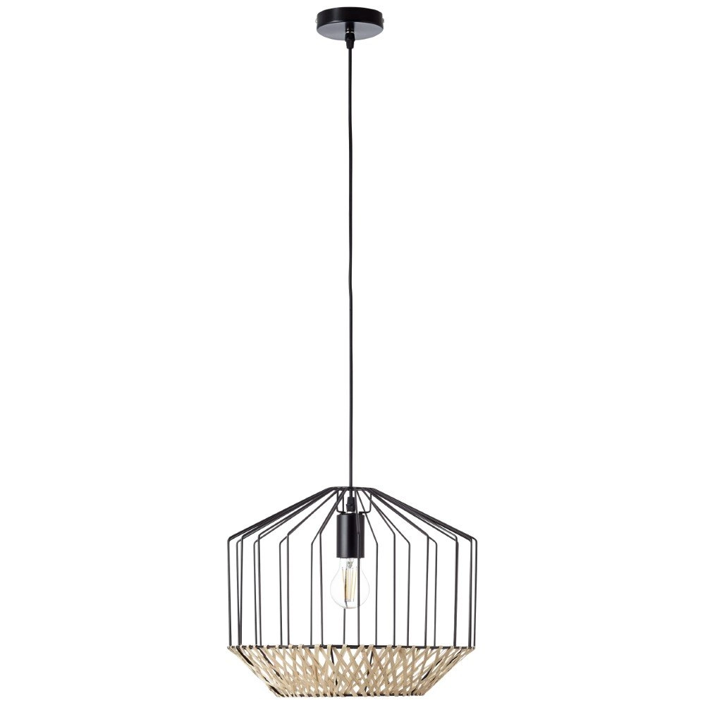 Lampe fil de cage Templo Rotin Brilliant 4004353377143
