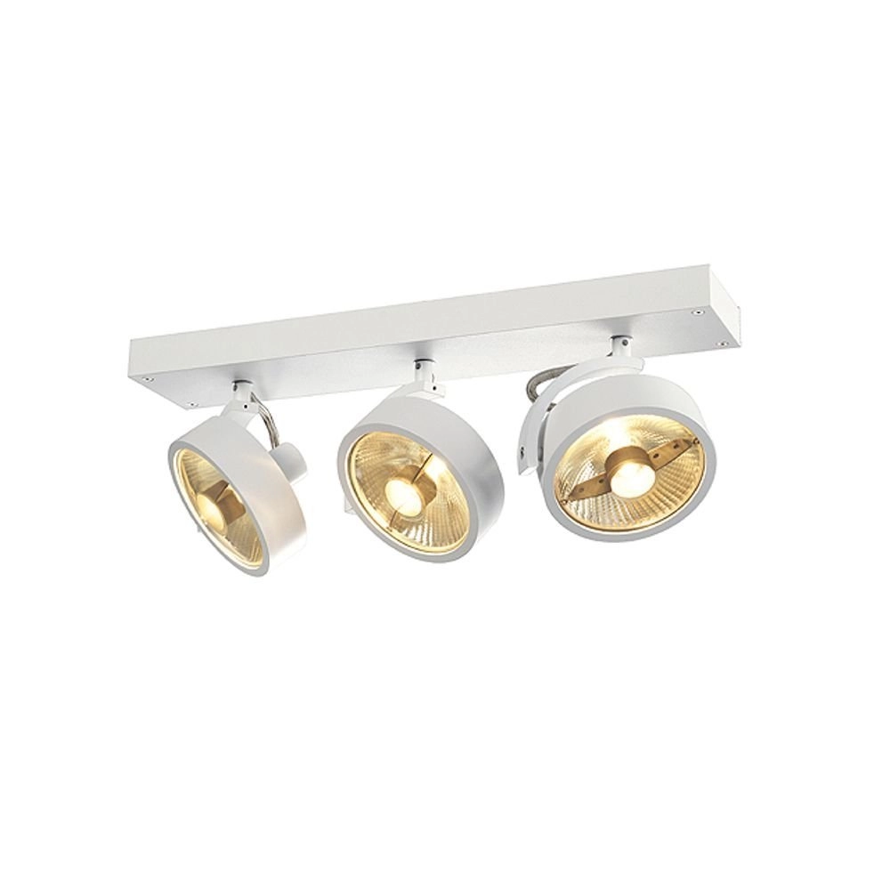 spot Kalu 3 QPAR111 3 lumières blanc spot Kalu 3 QPAR111 3 lumières blanc
