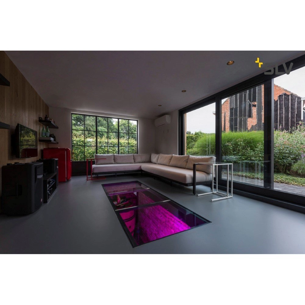 Spot encastrable Horn 18,5 cm noir SLV 4024163168724