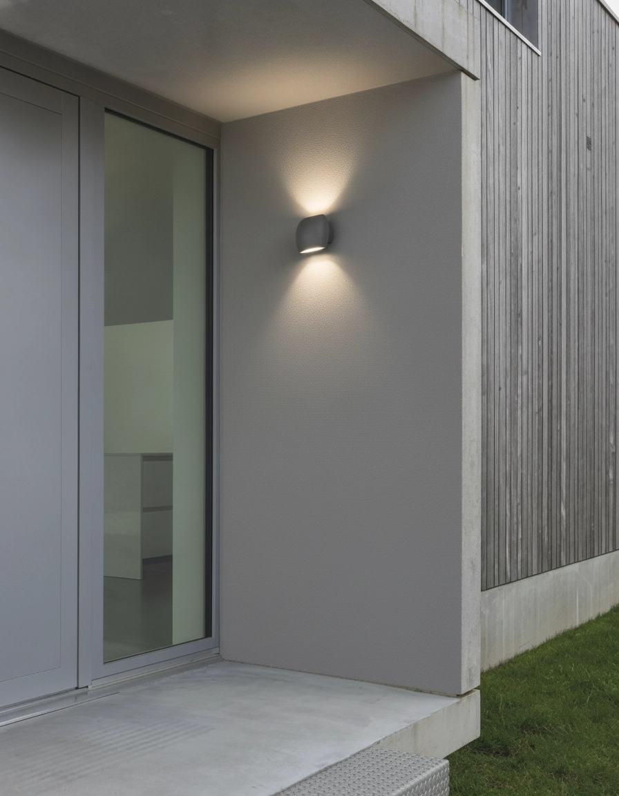 Applique murale design Como gris