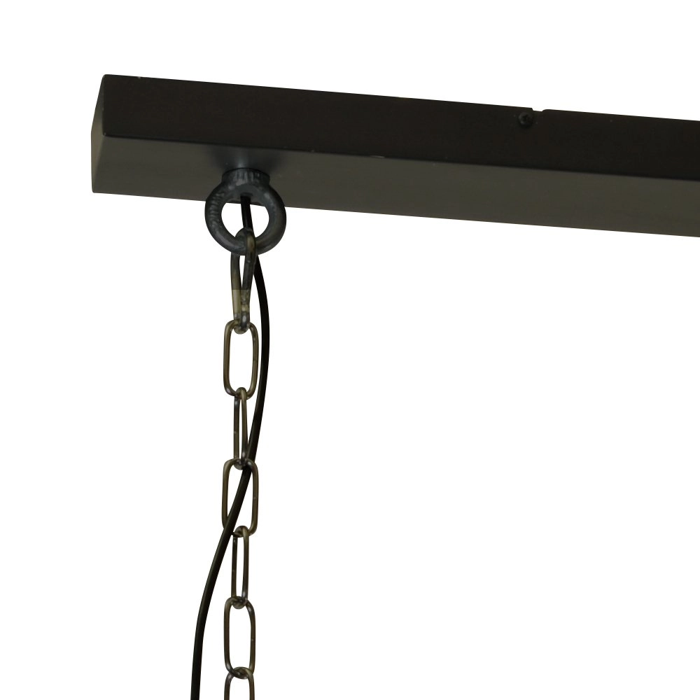 Lampe de salle à manger Industria 2x27 cuivre rouge avec du noir Masterlight 8718121231556