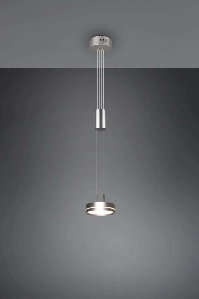 Lampe suspendue Franklin Acier inoxydable Trio 4017807510034