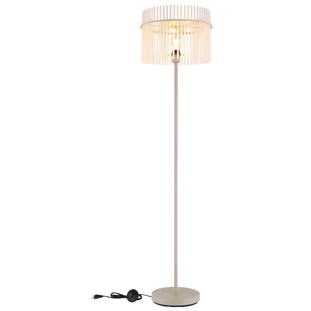 Lampadaire Gorley brun sable avec verre Ø 38cm Globo 9007371575701