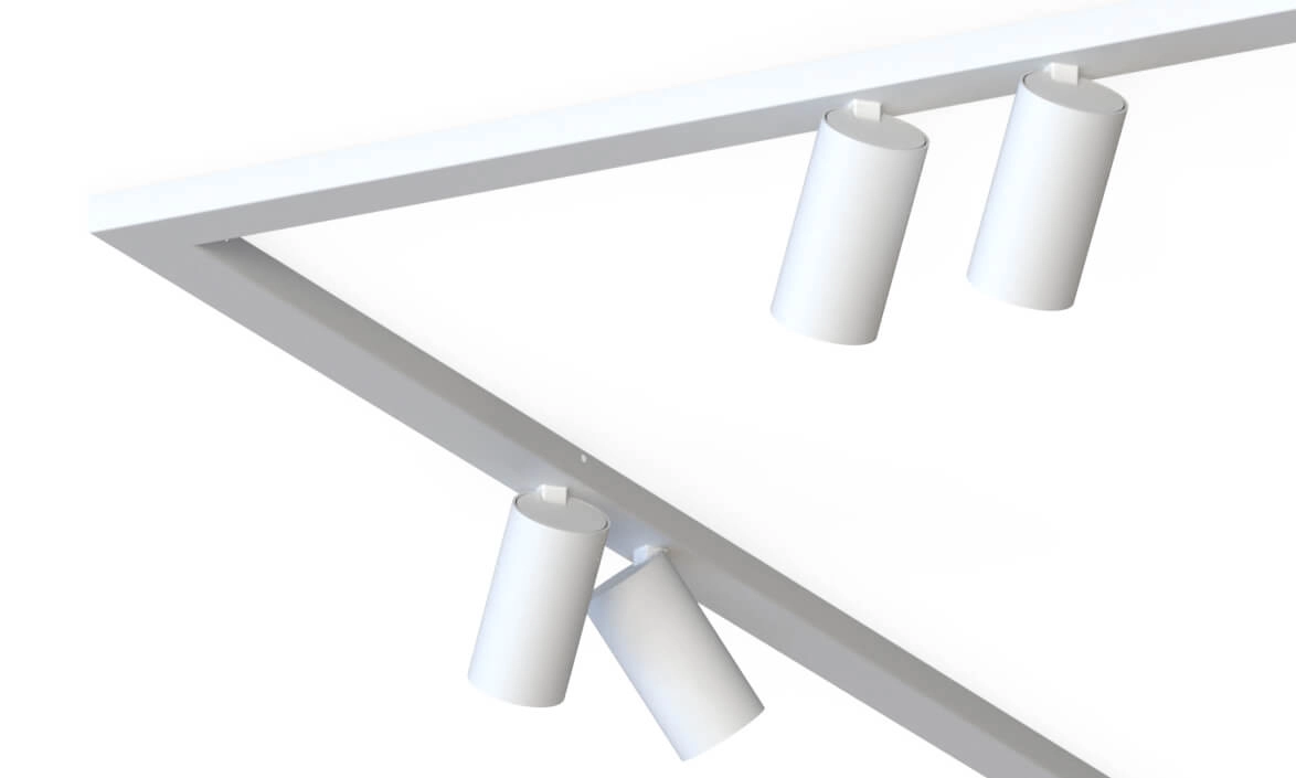 Spot de plafond dans un coin Mono Lyora 5903139775199