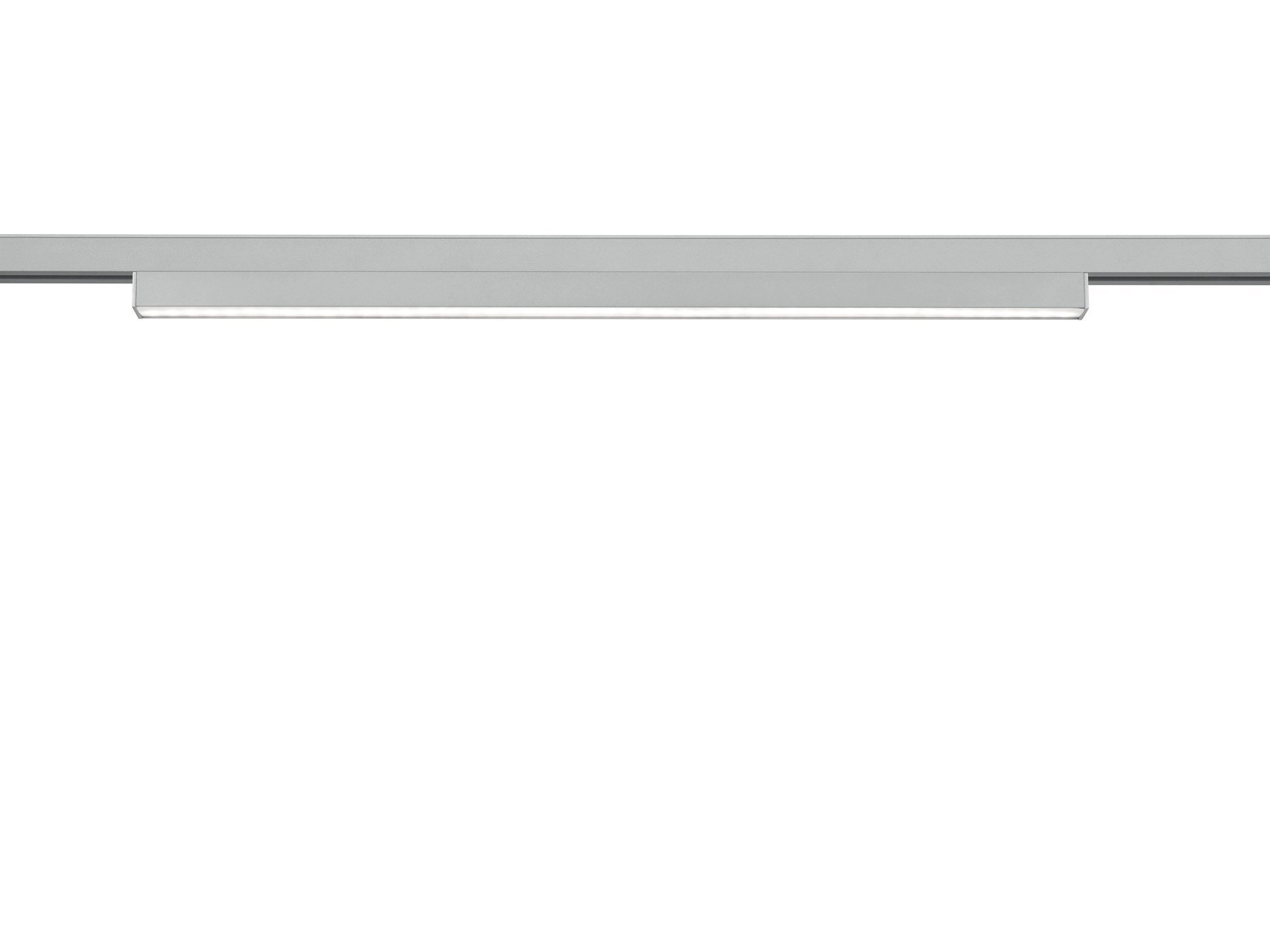 Lampe LED rail 2 phases Duoline gris