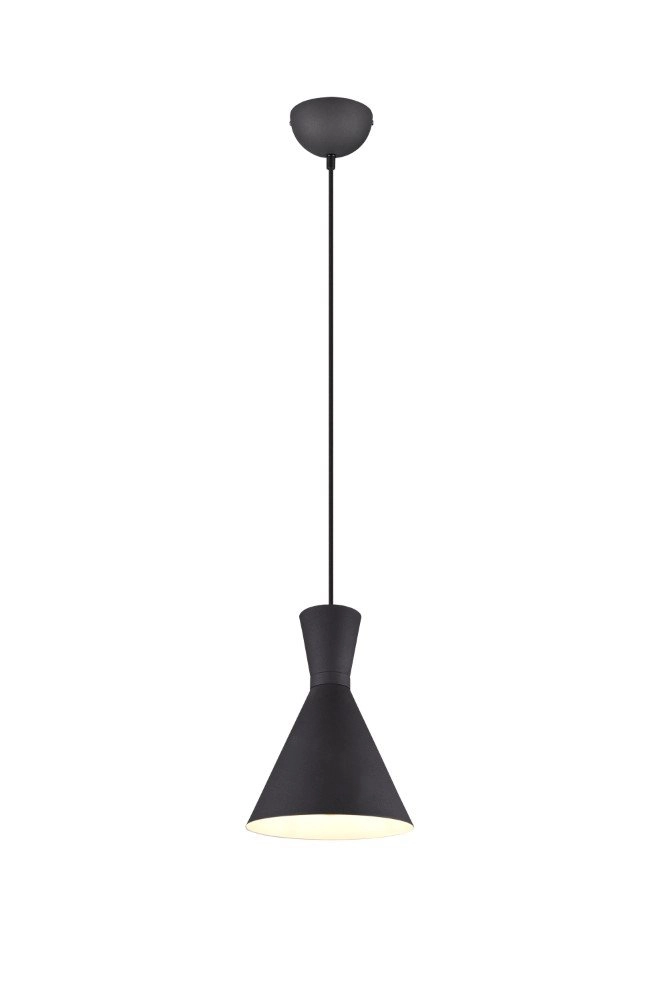 Lampe suspendue noire Enzo Ø 20cm Trio 4017807459869