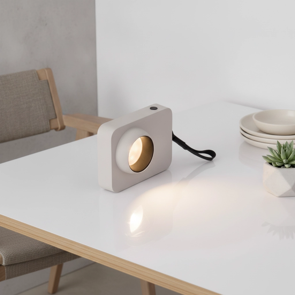 Lampe de table rechargeable Kedros beige