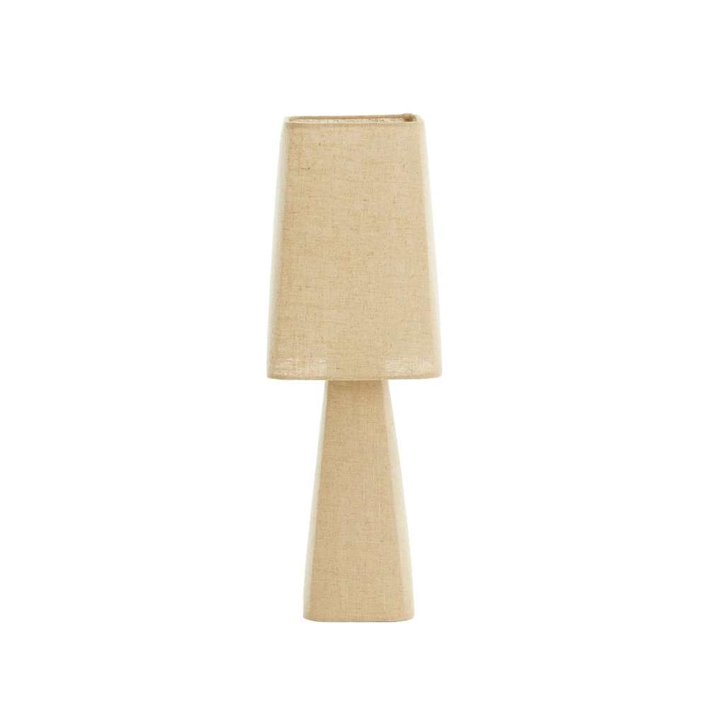 Lampe de table en lin Mikko 58 cm - naturel
