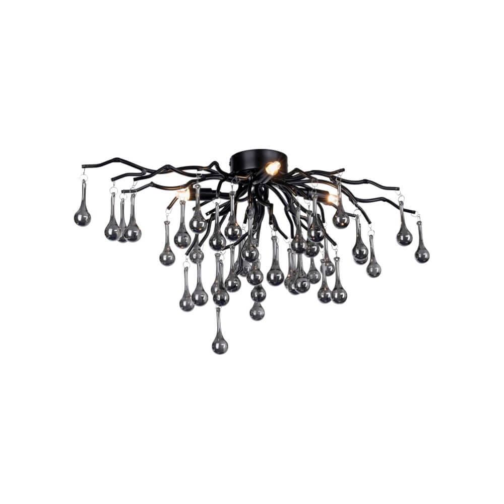 Lustre Icicle noir 60cm Lustre Icicle noir 60cm