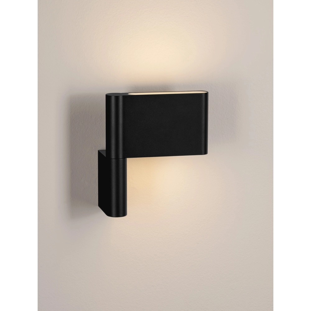 Applique murale Flusso noir
