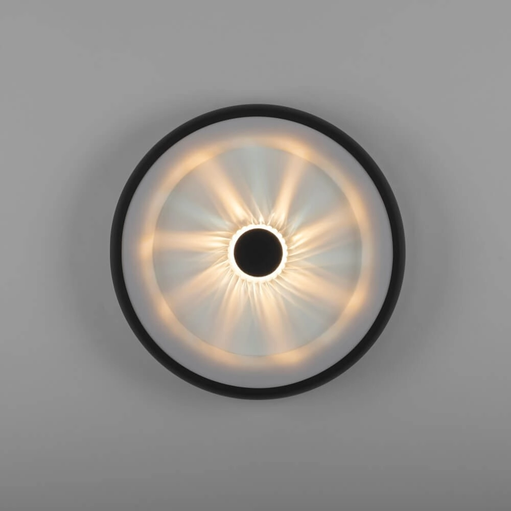 Plafonnier rond Vertigo noir Ø 46,5cm Just Light 4043689994723