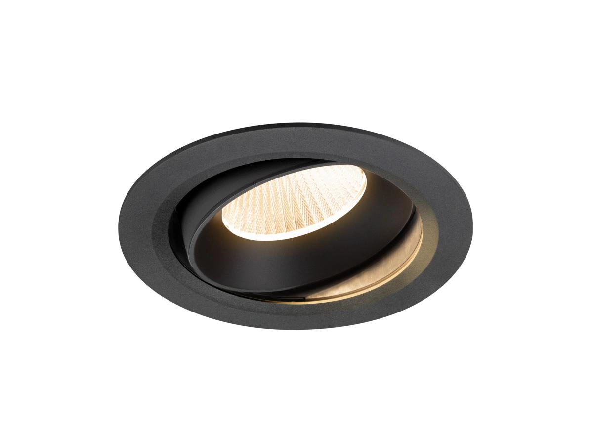 Spot encastré Numinos Move XL noir 2700K - 40 deg