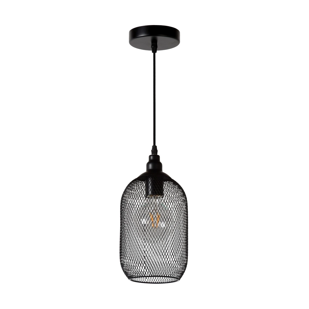Lampe pendante en maille Mesh Ø 15 cm de noir