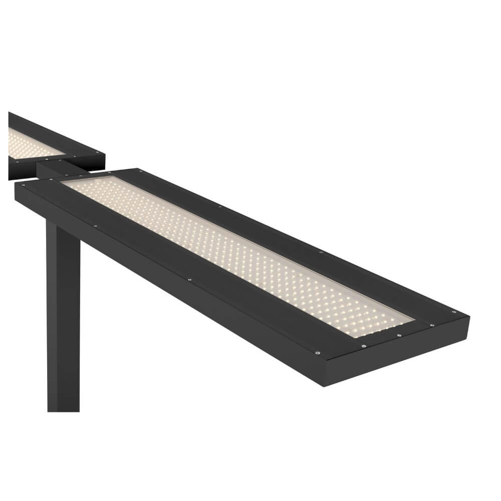 Lampadaire de bureau LED Worklight Pro noir - double SLV 4024163277976