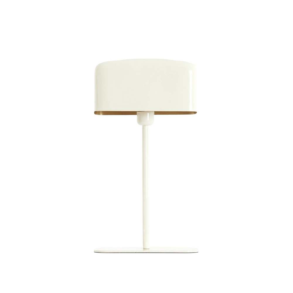 Lampe de chevet Elenie 25x13cm - crème brillante