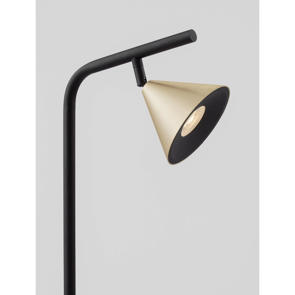 Lampadaire Conico noir avec or Lyora 5212017475473