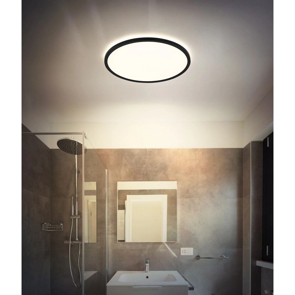 Éclairage de plafond Sapana Ø 42cm noir Globo 9007371405404
