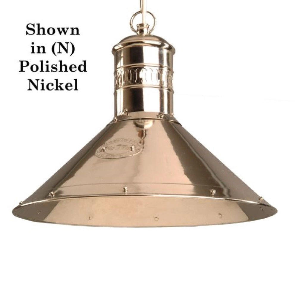 Lampe suspendue rurale Deck cuivre antique (ant) Limehouse
