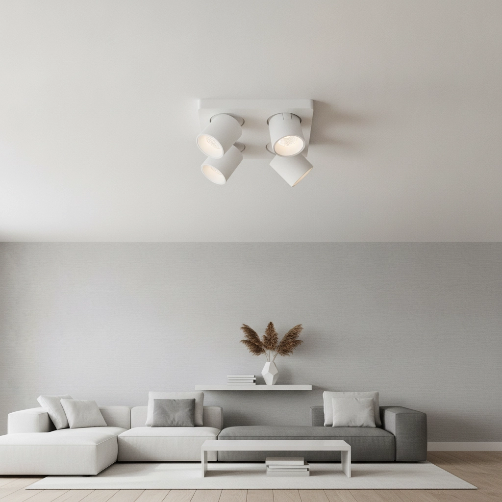 Spot en saillie à 4 lumières Laguna LED