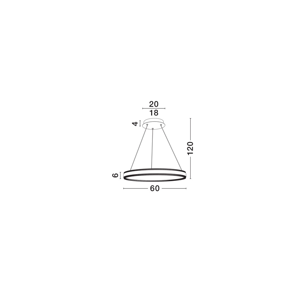 Suspension design Alaro Noir Simple Lyora 5212017459619
