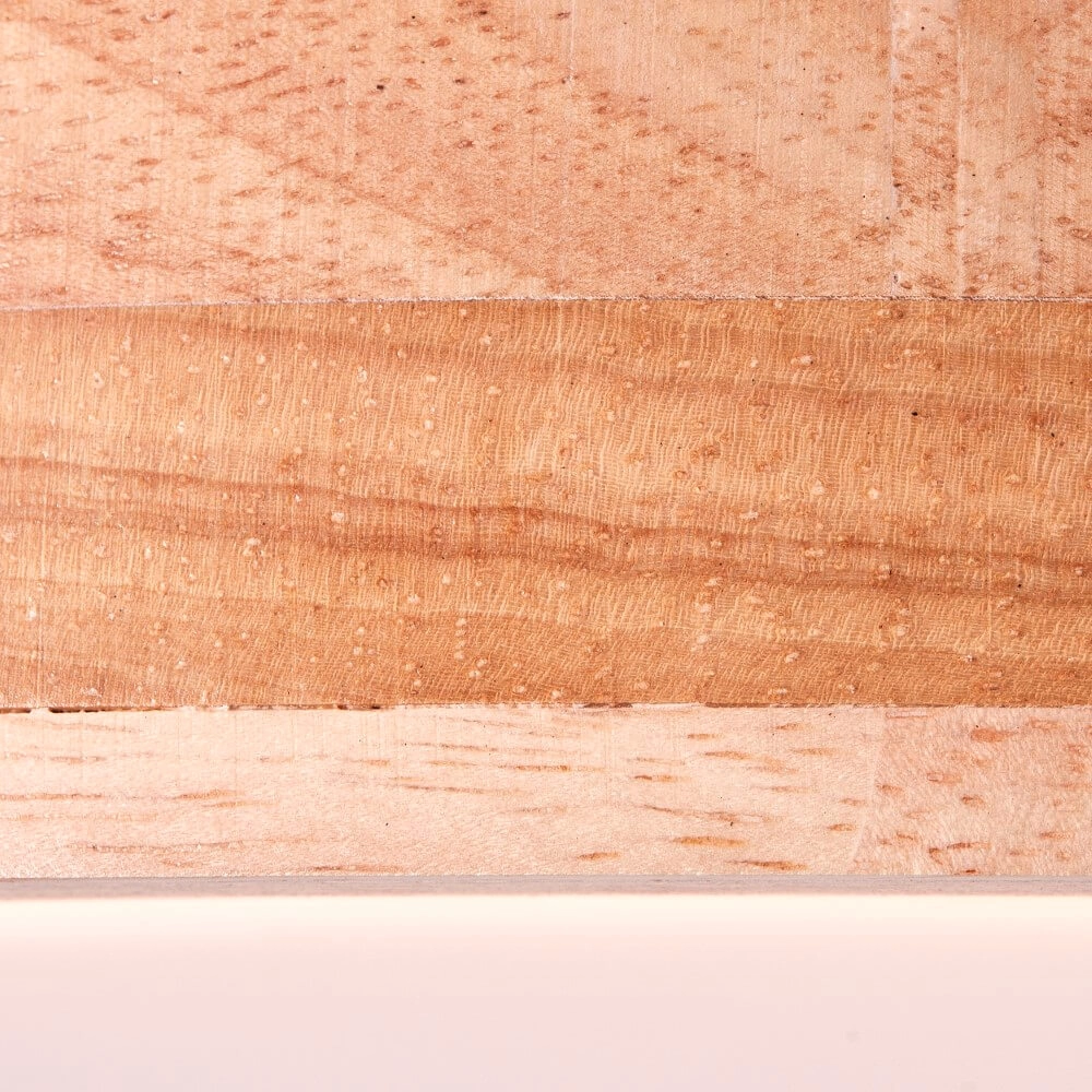 Plafonnier en bois Slimline Ø 34,5 cm Brilliant 4004353426575