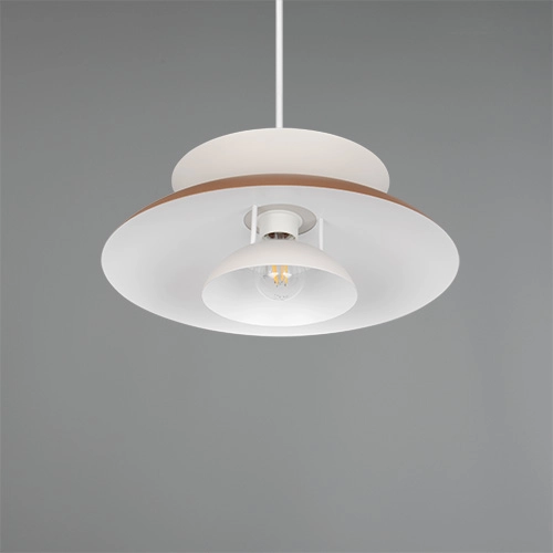 Conception de la lampe suspendue Amarila marron moka Ø 40cm Trio 4017807682779