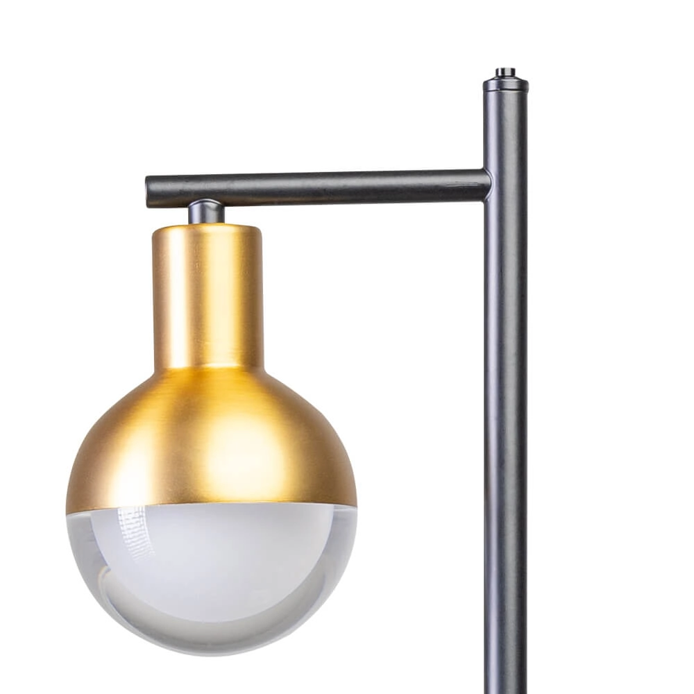 Lampadaire Drop noir avec de l'or ETH 8720195306528