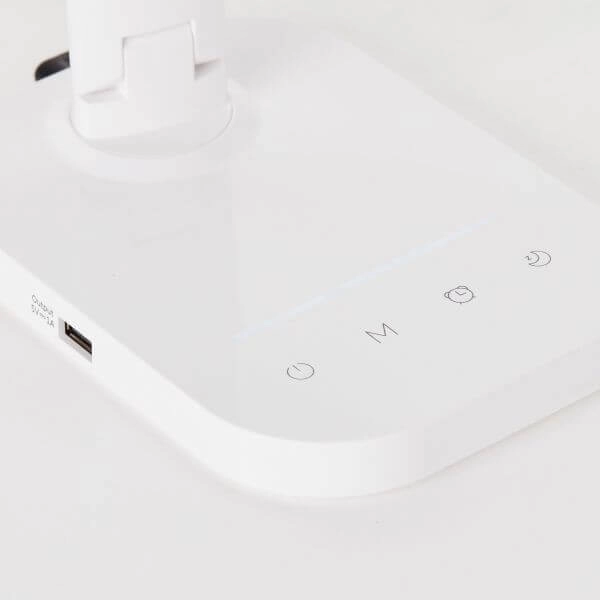 Lampe de table Vicari 33 cm blanc Brilliant 4004353393112