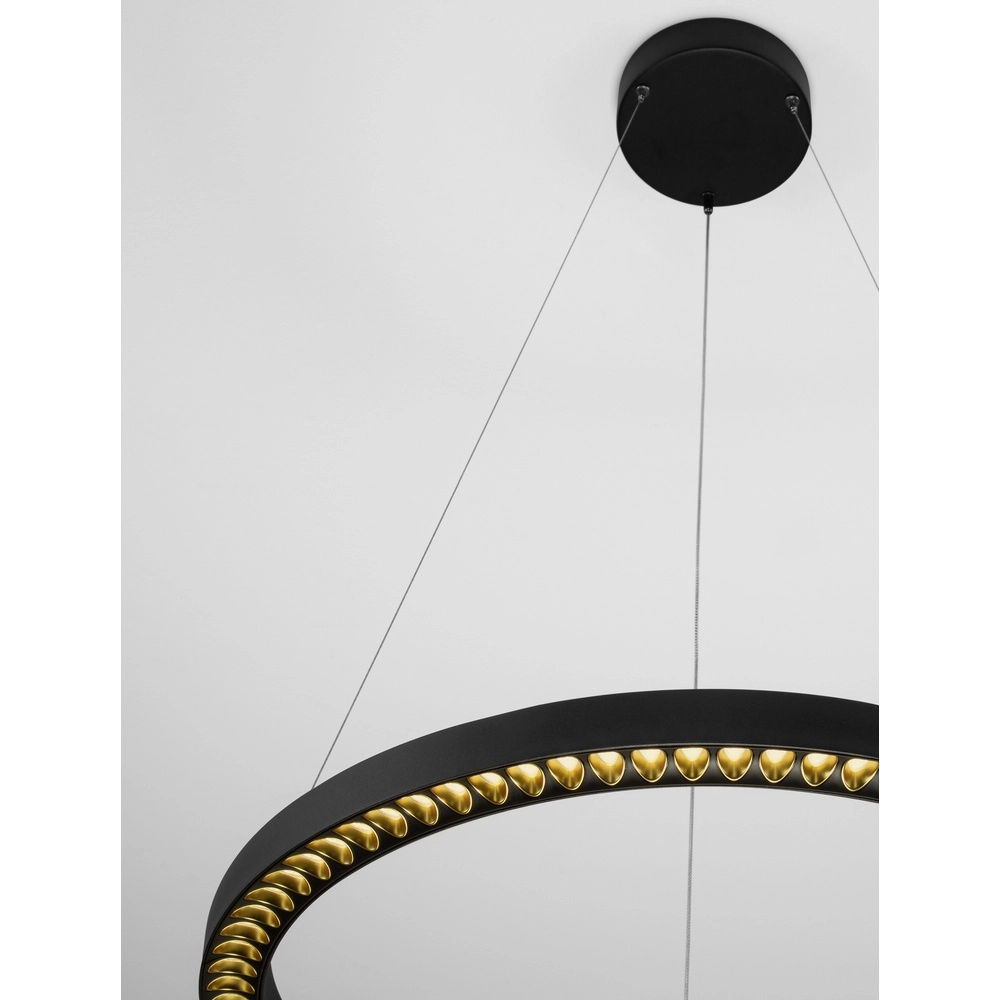 Suspension ronde Deos noir Lyora 5212017463722