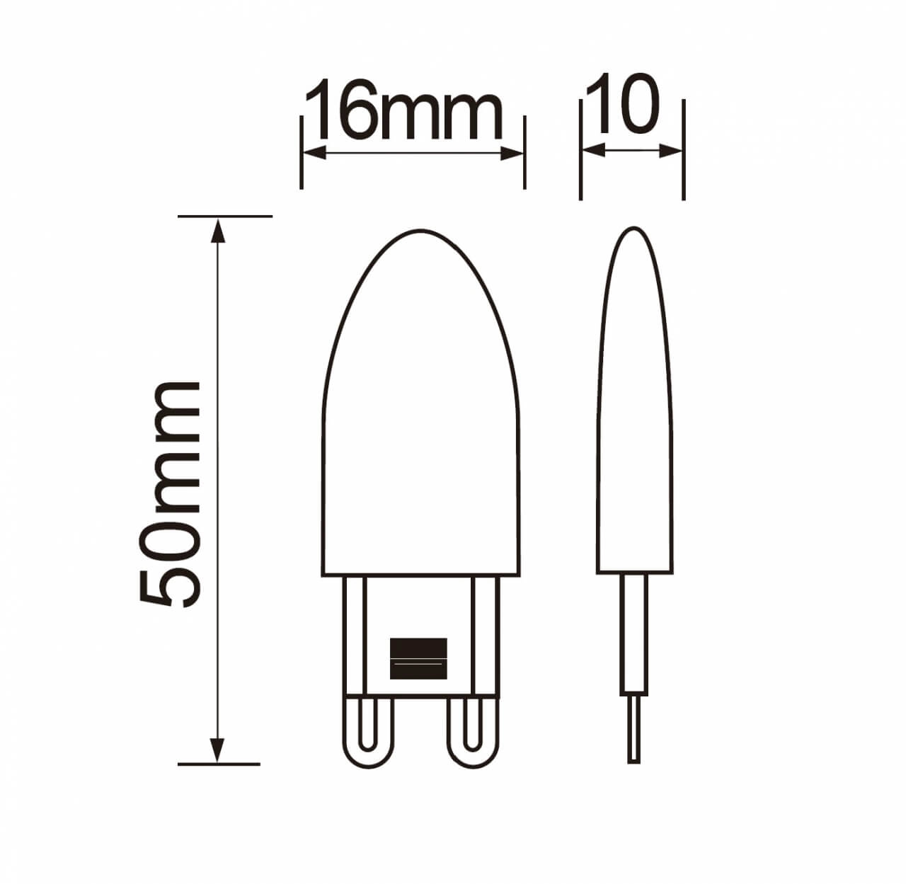 DIRIGÉ G9 - 1,8W - 200 lumen dimmable Lyora 8716803510241